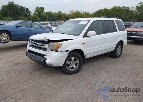 2007 Honda Pilot Ex-L из США, поврежденный, VIN 2HKYF18687H523179